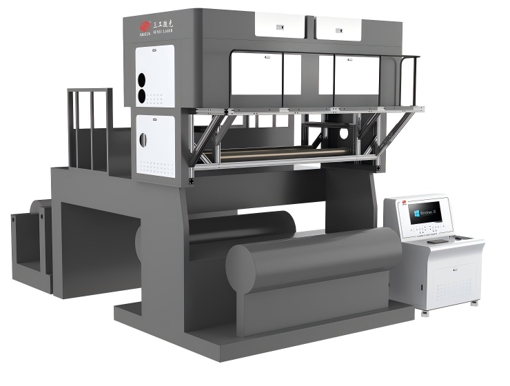 Dual-Head Laser Window Cutting Machine for Packaging Film | High Speed